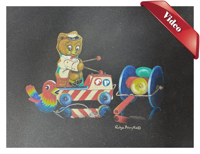 Tiny Teddy Colour Pencil Video